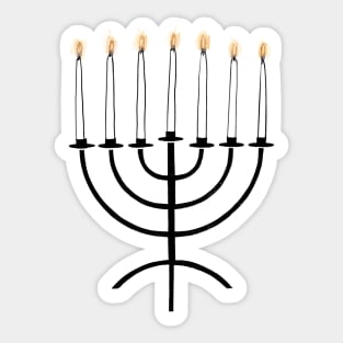 Menorah Sticker